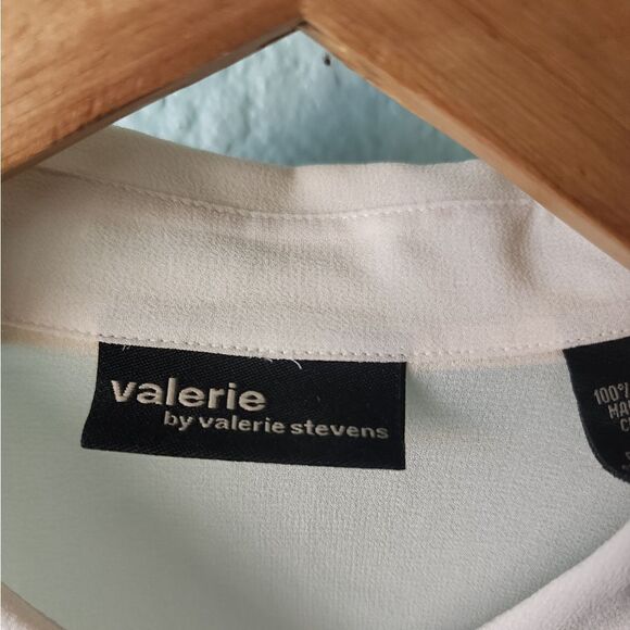 Valerie Stevens silk long sleeve blouse new with tags minimalist lagenlook - Picture 3 of 7